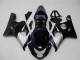 Suzuki GSXR 600/750 Motorrad Verkleidung 2004-2005 - Glanzendes Schwarz Silber Blau