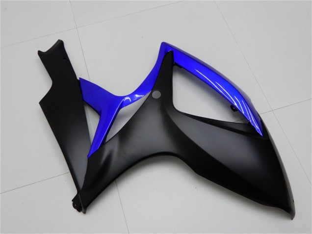 Suzuki GSXR 600/750 Motorrad Verkleidung 2006-2007 - Blau Matt Schwarz