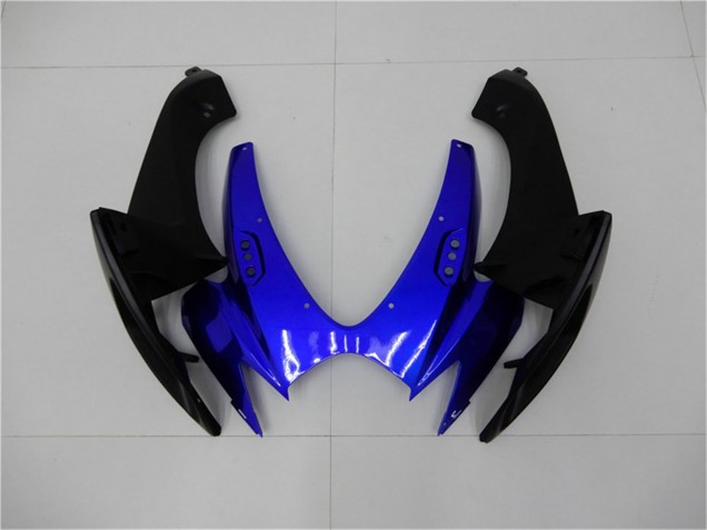 Suzuki GSXR 600/750 Motorrad Verkleidung 2006-2007 - Blau Glanzendes Schwarz