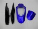 Suzuki GSXR 600/750 Motorrad Verkleidung 2006-2007 - Blau Glanzendes Schwarz
