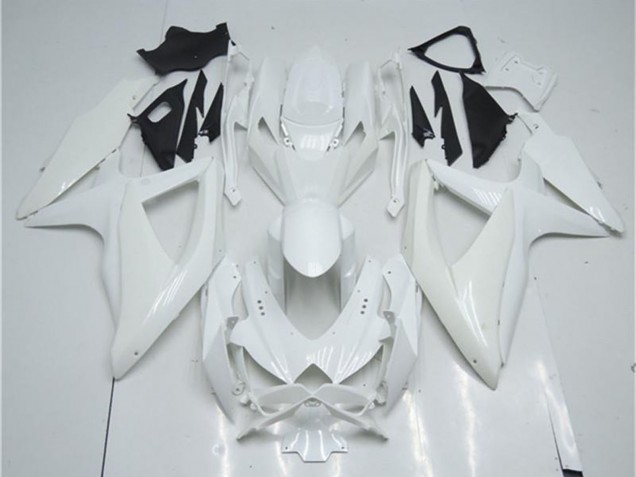 Suzuki GSXR 600/750 Motorrad Verkleidung 2008-2010 - Weiss