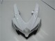 Suzuki GSXR 600/750 Motorrad Verkleidung 2008-2010 - Silber Weiss Blau Schwarz