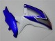 Suzuki GSXR 600/750 Motorrad Verkleidung 2008-2010 - Weiss Blau Schwarz Rot Linie