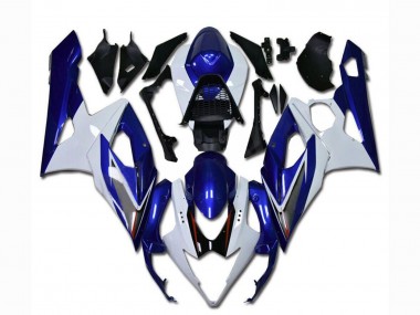 Suzuki GSXR 1000 Motorrad Verkleidung 2005-2006 - Weiss Blau