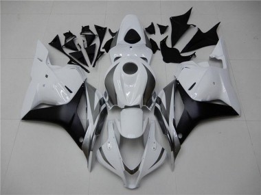 Honda CBR600RR Motorrad Verkleidung 2009-2012 - Weiss Grau Matt Schwarz