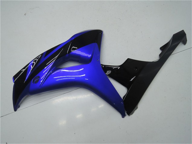 Honda CBR1000RR Motorrad Verkleidung Kit 2006-2007 - Blau Glanzendes Schwarz