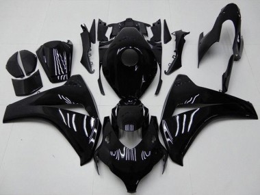Honda CBR1000RR Motorrad Verkleidung Kit 2008-2011 - Glanzendes Schwarz