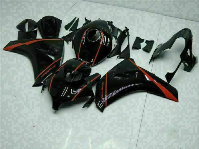Honda CBR1000RR Motorrad Verkleidung 2008-2011 - Glanzendes Schwarz Rot
