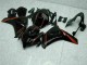 Honda CBR1000RR Motorrad Verkleidung 2008-2011 - Glanzendes Schwarz Rot