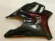 Honda CBR600 F3 Motorrad Verkleidung 1995-1996 - Glanzendes Schwarz Rot Flamme