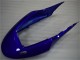 Honda CBR600 F4i Motorrad Verkleidung Kit 2004-2007 - Blau Glanzendes Schwarz