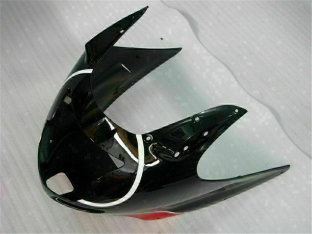 Honda CBR1100XX Blackbird Motorrad Verkleidung 1996-2007 - Rot Glanzendes Schwarz