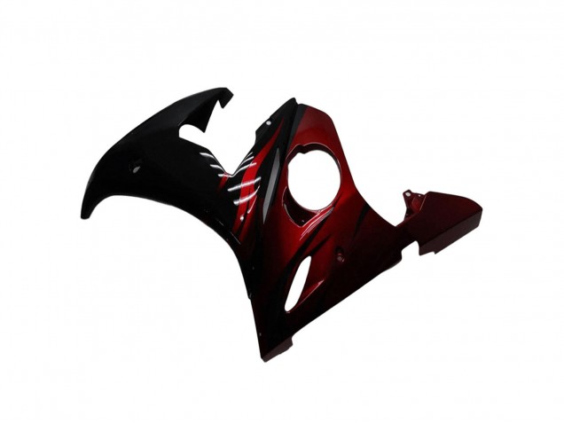 Yamaha YZF R6 Motorrad Verkleidung Kit 2003-2004 - Glanzendes Schwarz Rot