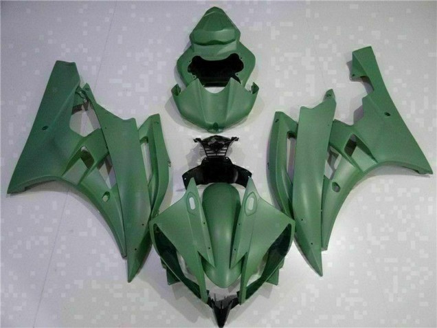 Yamaha YZF R6 Motorrad Verkleidung 2006-2007 - Armee Grun