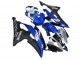 Yamaha YZF R6 Motorrad Verkleidung 2008-2016 - Weiss Blau Matt Schwarz Yamalube