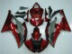 Yamaha YZF R6 Motorrad Verkleidung 2008-2016 - Rot Grau