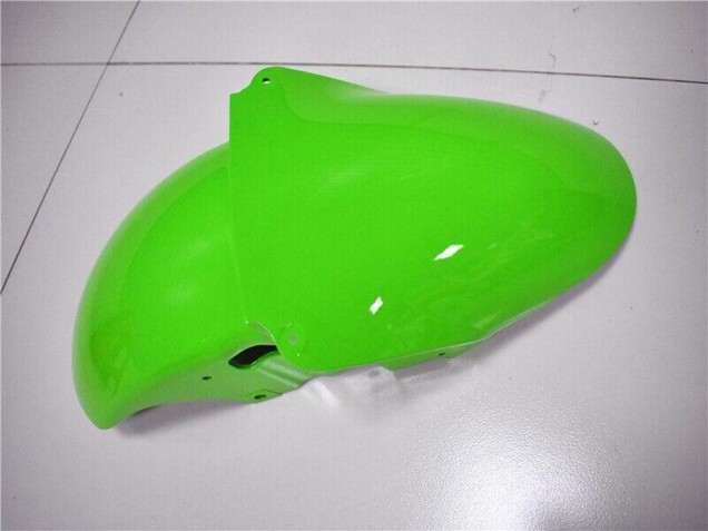 Kawasaki ZX6R Motorrad Verkleidung Kit 2000-2002 - Grun Weiss Schwarz