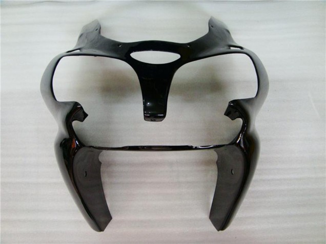 Kawasaki ZX6R Motorrad Verkleidung 2000-2002 - Glanzendes Schwarz