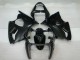 Kawasaki ZX6R Motorrad Verkleidung 2000-2002 - Glanzendes Schwarz