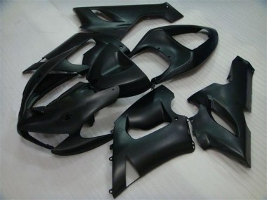 Kawasaki ZX6R Motorrad Verkleidung 2005-2006 - Matt Schwarz