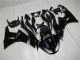 Kawasaki ZX6R Motorrad Verkleidung 2009-2012 - Glanzendes Schwarz
