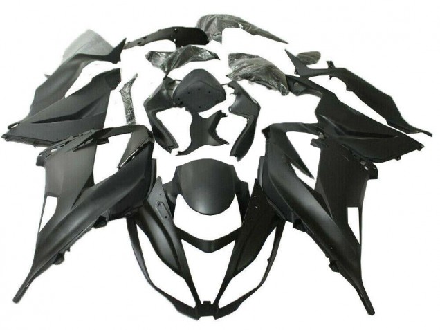 Kawasaki ZX6R Motorrad Verkleidung Kit 2013-2018 - Matt Schwarz