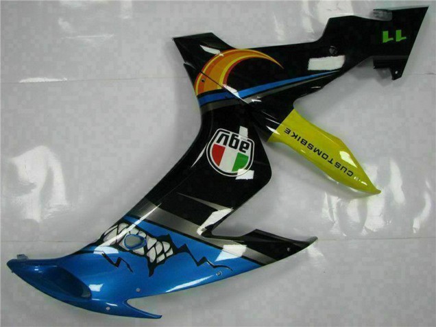 Yamaha YZF R1 Motorrad Verkleidung 2004-2006 - Blau Gelb Hai