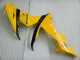 Yamaha YZF R1 Motorrad Verkleidung 2004-2006 - Gelb Glanzendes Schwarz Dunlop 50