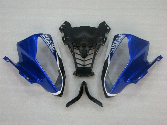 Yamaha YZF R6 Motorrad Verkleidung 2008-2016 - Weiss Blau Schwarz ENEOS Semakin Didepan