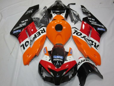Honda CBR1000RR Motorrad Verkleidungen Kit 2004-2005 - Orange Weiss Rot Glanzendes Schwarz Repsol