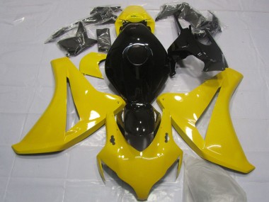 Honda CBR1000RR Motorrad Verkleidung 2008-2011 - Gelb Glanzendes Schwarz