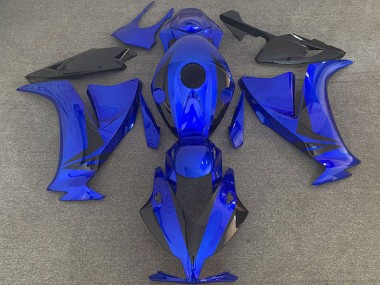 Honda CBR1000RR Motorrad Verkleidung Kit 2012-2016 - Blau Glanzendes Schwarz