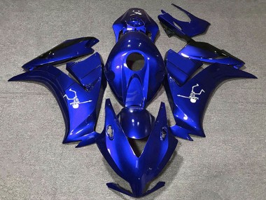 Honda CBR1000RR Motorrad Verkleidung 2012-2016 - Blau Glanzendes Schwarz