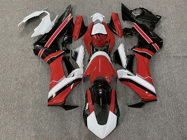 Honda CBR1000RR Motorrad Verkleidung 2017-2023 - Weiss Rot Glanzendes Schwarz