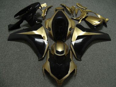 Honda CBR1000RR Motorrad Verkleidung 2008-2011 - Gold Glanzendes Schwarz
