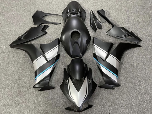 Honda CBR1000RR Motorrad Verkleidung 2012-2016 - Silber Hellblau Matt Schwarz