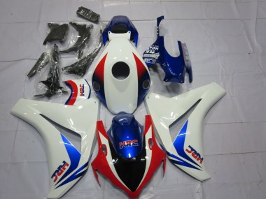 Honda CBR1000RR Motorrad Verkleidung 2008-2011 - Weiss Rot Blau OEM Stil HRC