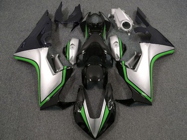 Honda CBR1000RR Motorrad Verkleidung 2017-2023 - Silber Grun Glanzendes Schwarz