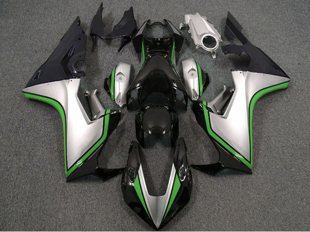 Honda CBR1000RR Motorrad Verkleidung 2017-2023 - Silber Grun Glanzendes Schwarz