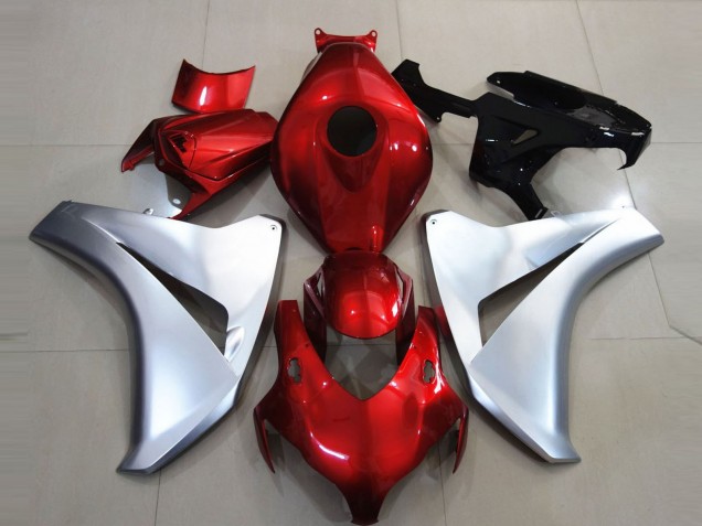 Honda CBR1000RR Motorrad Verkleidung 2008-2011 - Silber Rot