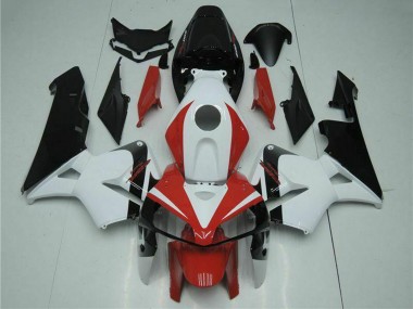 Honda CBR600RR Motorrad Verkleidung Kit 2005-2006 - Weiss Rot Schwarz