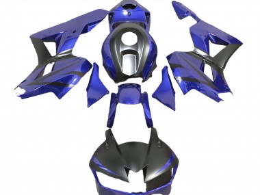 Honda CBR600RR Motorrad Verkleidung 2013-2023 - Blau Matt Schwarz