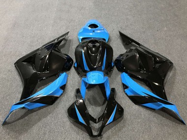 Honda CBR600RR Motorrad Verkleidung 2009-2012 - Sky Blau Glanzendes Schwarz