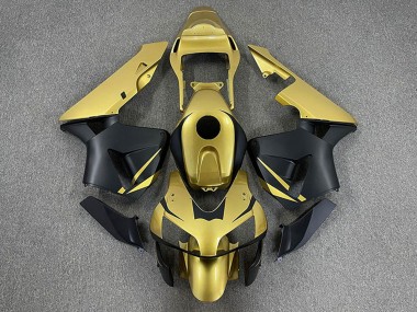 Honda CBR600RR Motorrad Verkleidung 2003-2004 - Gold Matt Schwarz
