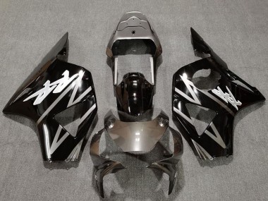 Honda CBR954RR Motorrad Verkleidung 2002-2003 - Silber Glanzendes Schwarz