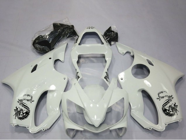 Honda CBR600 F4i Motorrad Verkleidung 2001-2003 - Weiss Dragon
