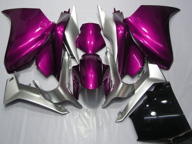 Honda VFR 1200 Motorrad Verkleidung 2010-2014 - Silber Rosa
