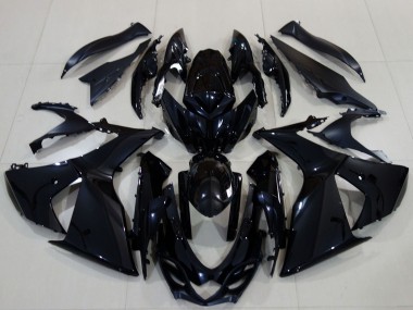 Suzuki GSXR 1000 Motorrad Verkleidung 2009-2016 - Glanzendes Schwarz
