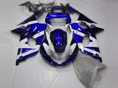 Suzuki GSXR 1000 Motorrad Verkleidung 2000-2002 - Blau Weiss