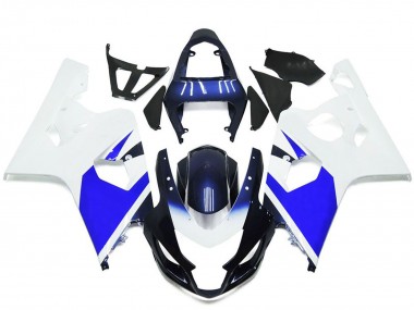 Suzuki GSXR 600 / GSXR 750 Motorrad Verkleidung 2004-2005 - Weiss Blau